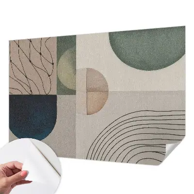 Selbstklebende Fototapete mit geometrischem Muster