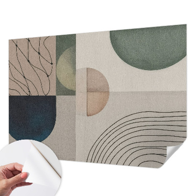 Selbstklebende Fototapete Geometrische Formen