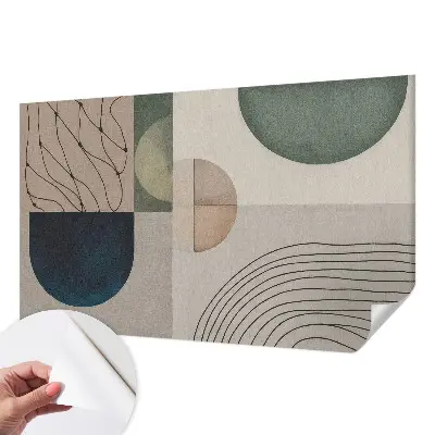 Selbstklebende Fototapete mit geometrischem Muster
