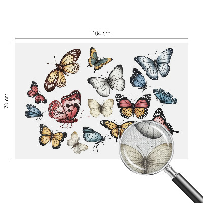 Selbstklebende Fototapete fürs Wohnzimmer Paradiesfalter