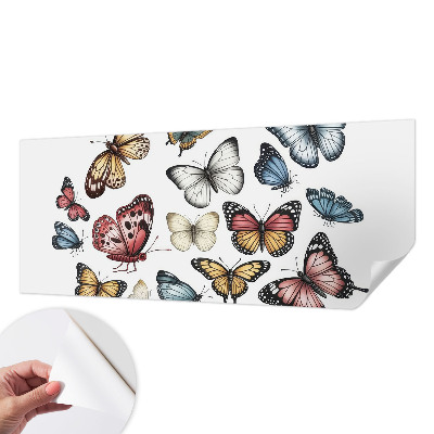 Selbstklebende Fototapete fürs Wohnzimmer Paradiesfalter