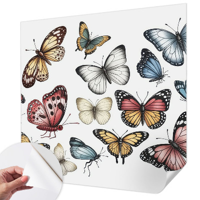 Selbstklebende Fototapete fürs Wohnzimmer Paradiesfalter