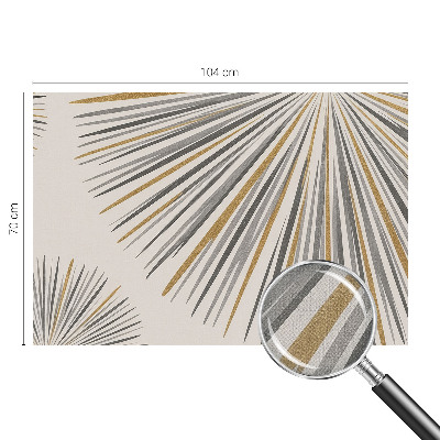 Selbstklebende Fototapete fürs Kinderzimmer Geometrische Fächer