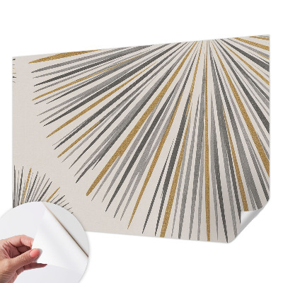 Selbstklebende Fototapete fürs Kinderzimmer Geometrische Fächer