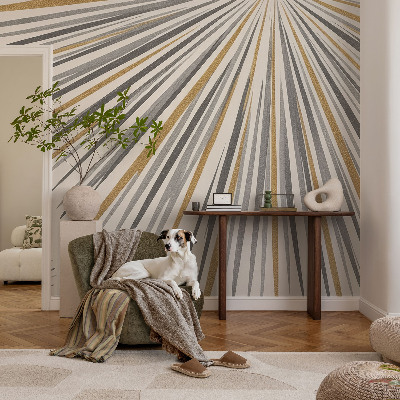 Selbstklebende Fototapete fürs Kinderzimmer Geometrische Fächer