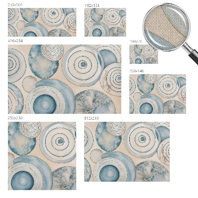 41D-Fototapete fürs Wohnzimmer Spiralwirbel