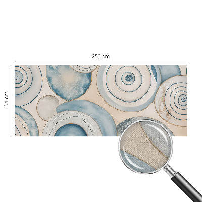 41D-Fototapete fürs Wohnzimmer Spiralwirbel