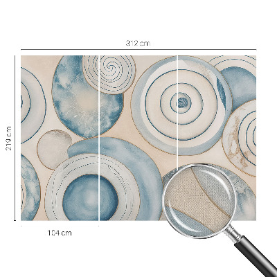 41D-Fototapete fürs Wohnzimmer Spiralwirbel