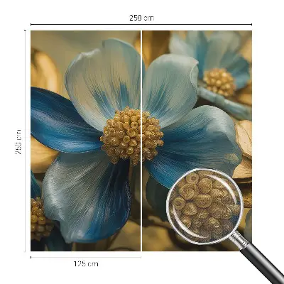 Motivtapete nach Maß mit Blumenarrangement