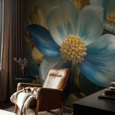 Motivtapete nach Maß mit Blumenarrangement