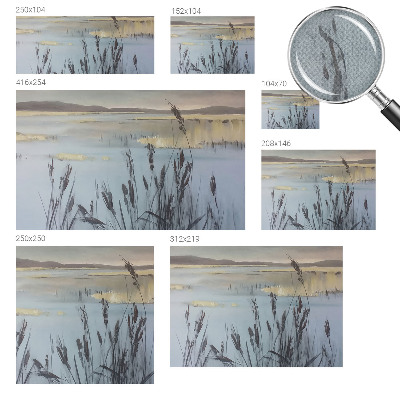 Moderne Fototapete nach Maß Ein ruhiger See