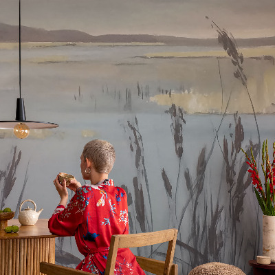 Moderne Fototapete nach Maß Ein ruhiger See