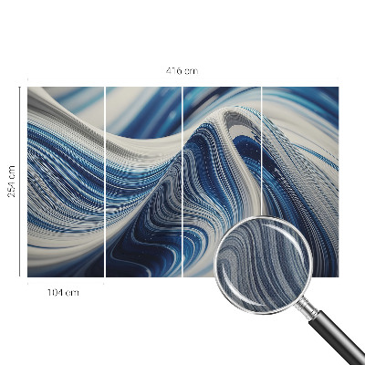 Vintage tapete Harmonische Abstraktion