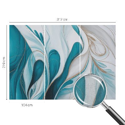 Selbstklebende Fototapete fürs Wohnzimmer Fluidmuster