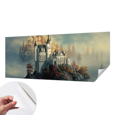 Selbstklebende Fototapete fürs Schlafzimmer Märchenschloss