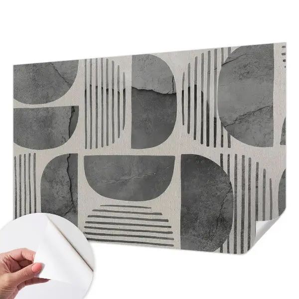 Vintage Tapete mit geometrischem Muster