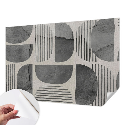 Vintage Tapete mit geometrischem Muster