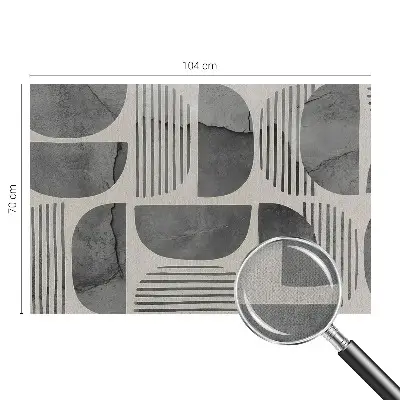 Vintage Tapete mit geometrischem Muster