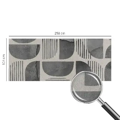 Vintage Tapete mit geometrischem Muster