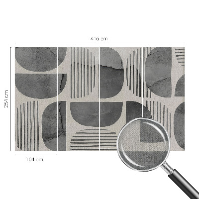 Vintage tapete Geometrische Formen