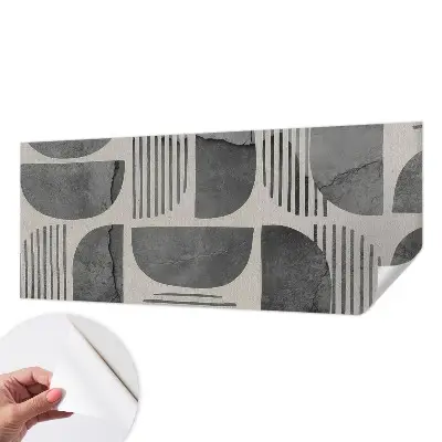 Vintage Tapete mit geometrischem Muster