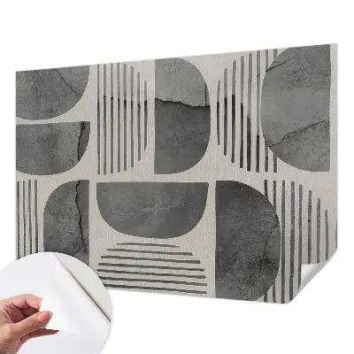 Vintage Tapete mit geometrischem Muster
