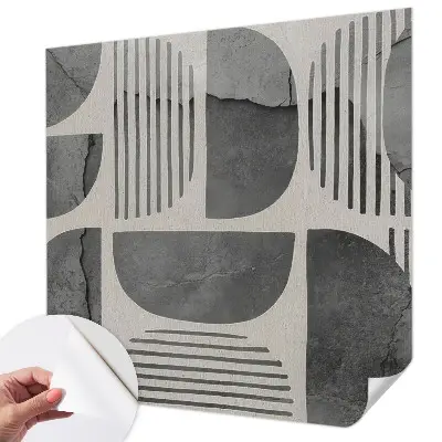 Vintage Tapete mit geometrischem Muster