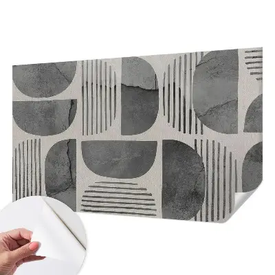 Vintage Tapete mit geometrischem Muster