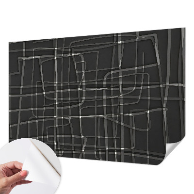 Selbstklebende Fototapete mit abstrakten Linien als Motiv