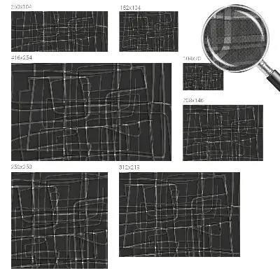 Selbstklebende Fototapete mit abstrakten Linien als Motiv