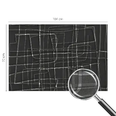 Selbstklebende Fototapete mit abstrakten Linien als Motiv