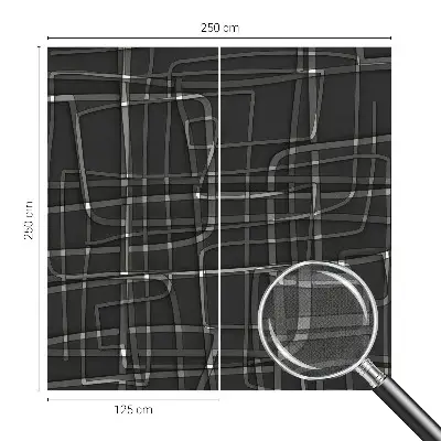 Selbstklebende Fototapete mit abstrakten Linien als Motiv