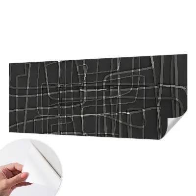 Selbstklebende Fototapete mit abstrakten Linien als Motiv
