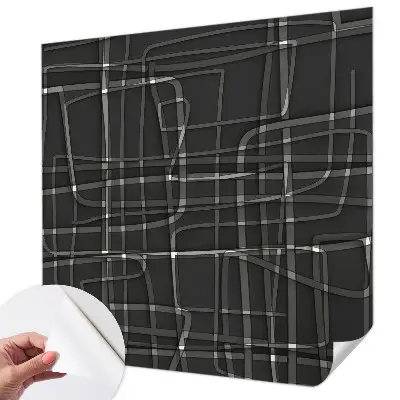Selbstklebende Fototapete mit abstrakten Linien als Motiv