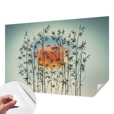 Selbstklebende Fototapete fürs Schlafzimmer mit harmonischem West-Design
