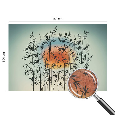 Selbstklebende Fototapete fürs Schlafzimmer mit harmonischem West-Design