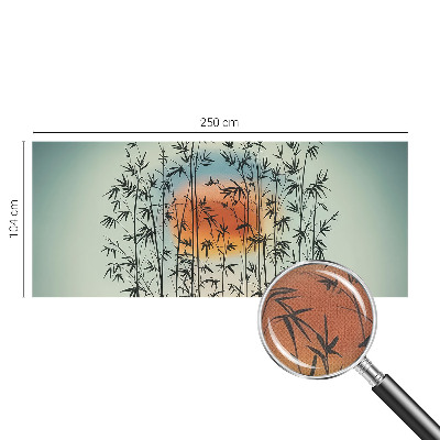 Selbstklebende Fototapete fürs Schlafzimmer mit harmonischem West-Design