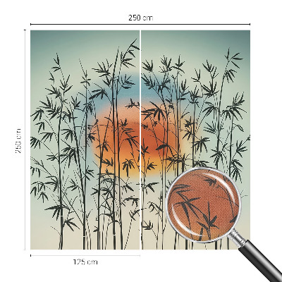 Selbstklebende Fototapete fürs Schlafzimmer mit harmonischem West-Design
