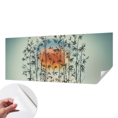 Selbstklebende Fototapete fürs Schlafzimmer mit harmonischem West-Design