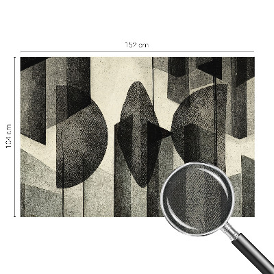 43D-Fototapete mit geometrischem Muster