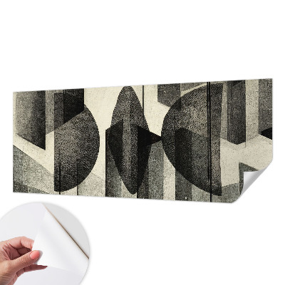 43D-Fototapete mit geometrischem Muster