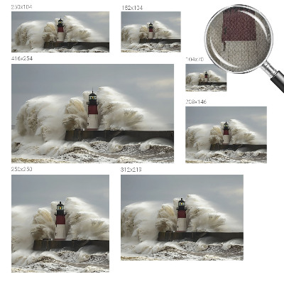 Selbstklebende Fototapete fürs Kinderzimmer Meereswellen