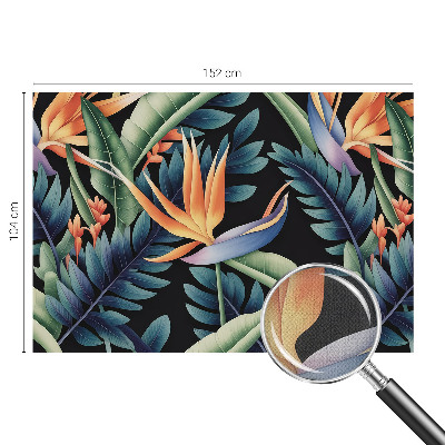 43D-Fototapete fürs Wohnzimmer Paradies-Thema