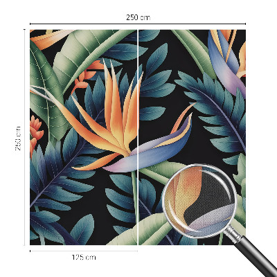 43D-Fototapete fürs Wohnzimmer Paradies-Thema