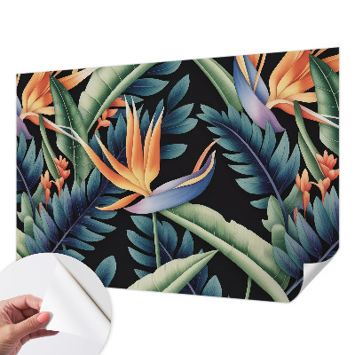 43D-Fototapete fürs Wohnzimmer Paradies-Thema