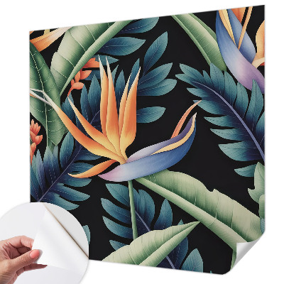 43D-Fototapete fürs Wohnzimmer Paradies-Thema