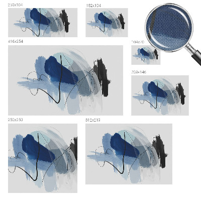 Motivtapete fürs Wohnzimmer Farbenfrohe Abstraktionen