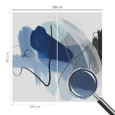 Motivtapete fürs Wohnzimmer Farbenfrohe Abstraktionen