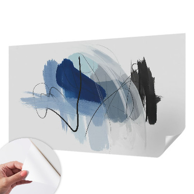 Motivtapete fürs Wohnzimmer Farbenfrohe Abstraktionen