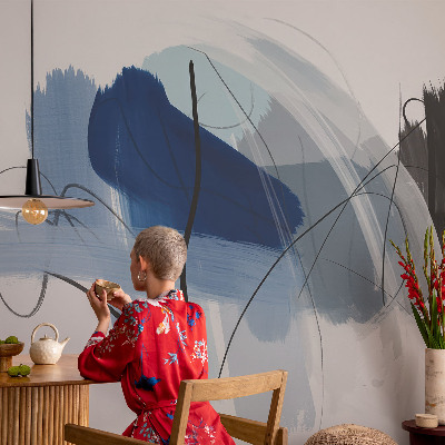 Motivtapete fürs Wohnzimmer Farbenfrohe Abstraktionen